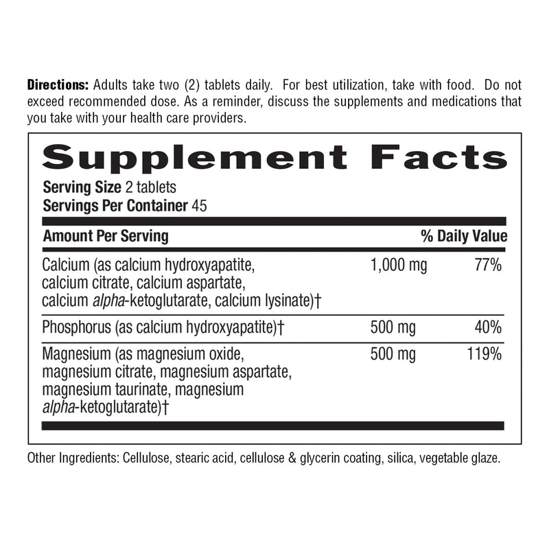 [Australia] - Country Life Target-Mins Calcium Magnesium Complex 1000mg/500mg, 90 Tablets, Certified Gluten Free, Certified Vegan, Certified Non-GMO Verified 90 Count (Pack of 1) 