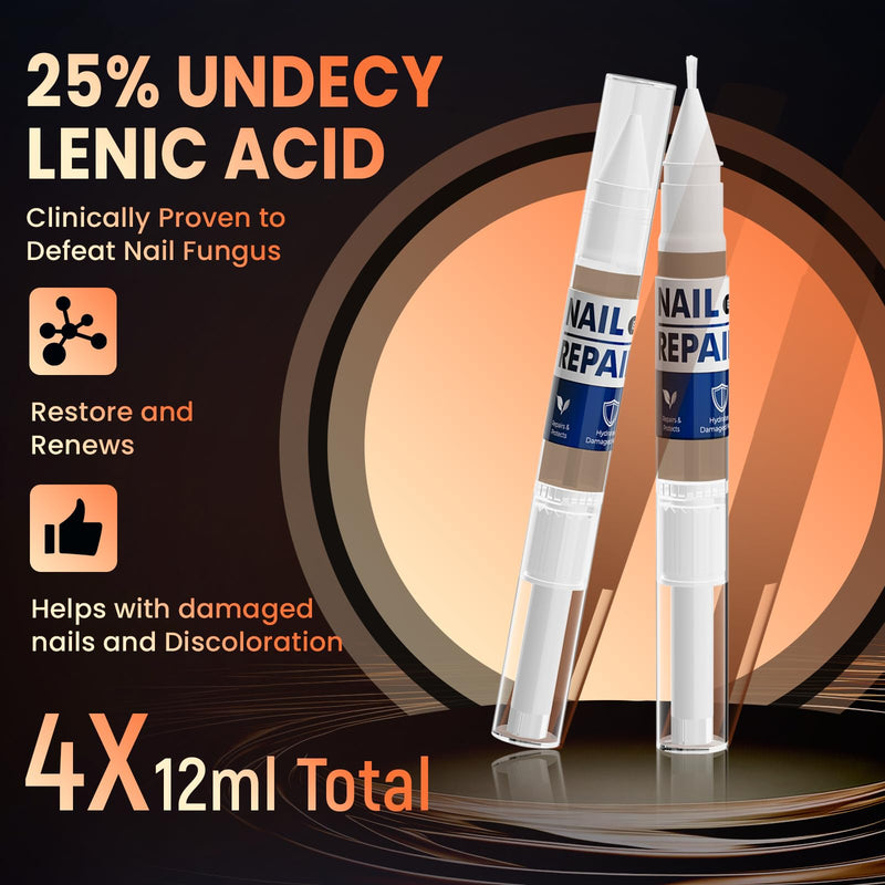 Toenail Fungus Treatment Extra Strength Pen for Toenail & Finger, More Pure Natural Plant Extracts, Toe Nail Fungus Treatments for Damaged Nail