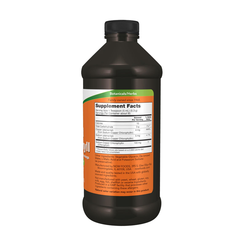 [Australia] - NOW Foods Supplements, Unflavored Chlorophyll Liquid, 100 mg per Teaspoon, 16 fl. oz. 
