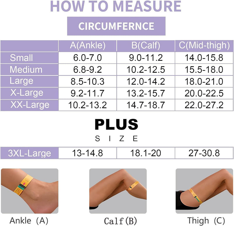 [Australia] - Evolyline 20-30mmHg Medical Compression Tights for Men and Women Long, Class II with Closed Toe, Graduated Compression Lipedema Black XL 