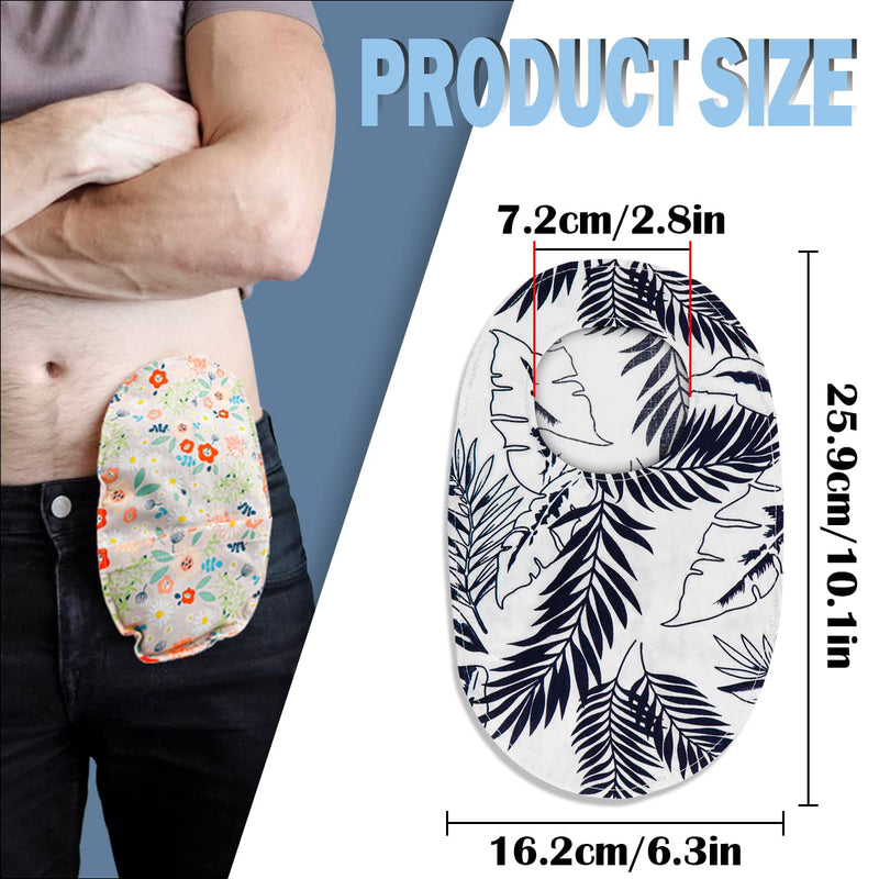 [Australia] - FERCAISH 2pcs Ostomy Pouch Colostomy Bag Cover, Stretchy Ostomy Bag Covers Protectors Ostomy Supplies, Universal Ostomy Pouch Covers 
