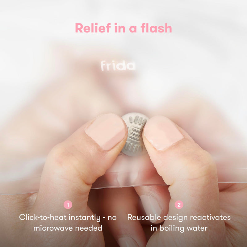 [Australia] - Frida Mom Nursing Pillow Back + Belly Warmers | Reusable Click-to-Heat Relief in an Instant for Back + Belly | 1 set - 2 heat packs 