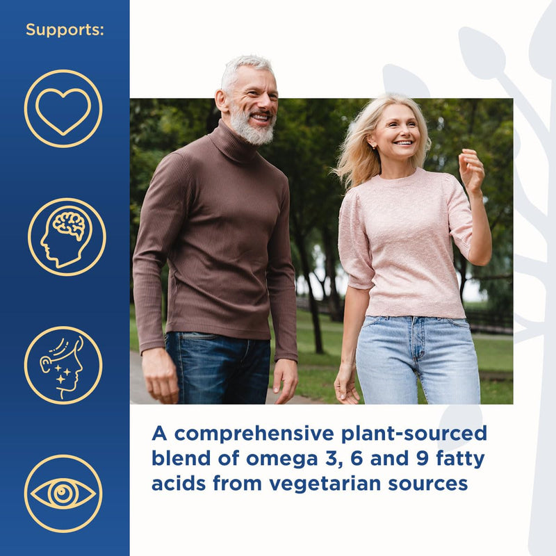 [Australia] - Purity Products Omega 3-6-9 Vegan and Vegetarian Omega Formula - “5 in 1” Essential Fatty Acid Complex - Scientifically Formulated Plant-Based Omega 3 6 9 Essential Fatty Acids (EFA) - from (60) 60 