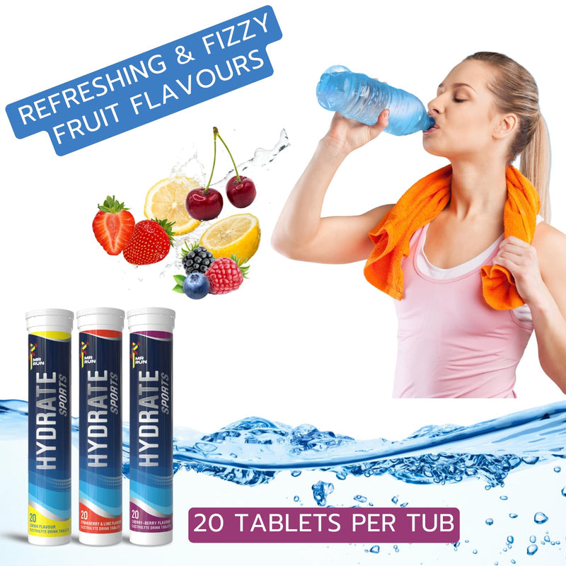 Electrolytes Tablets x 120 - Rehydration Energy Drink with Electrolyte Minerals Potassium, Magnesium, Sodium Hydration Salts and Vitamins (120 Tablets, 6 tubs) Fizzy Fruit Flavour Mix Pack Mixed Flavours 20 count (Pack of 6)