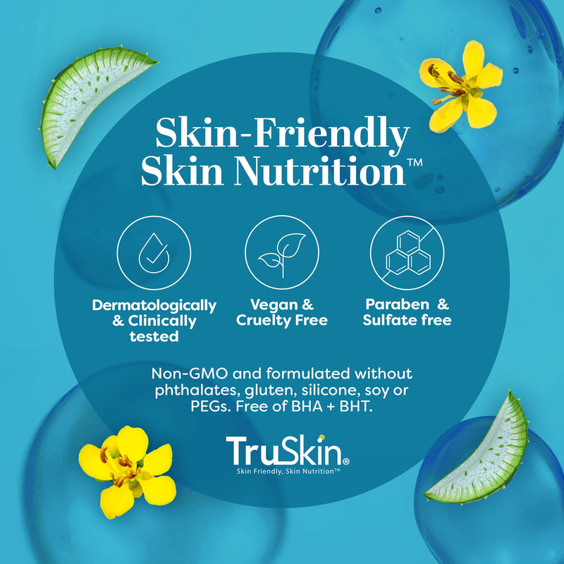TruSkin Hyaluronic Acid Serum for Face for Hydrated, Plumper Skin, 2 fl oz | With 7 ultra-hydrating ingredients to replenish moisture and leave skin feeling soft, smooth and healthy-looking 2 Fl Oz (Pack of 1)