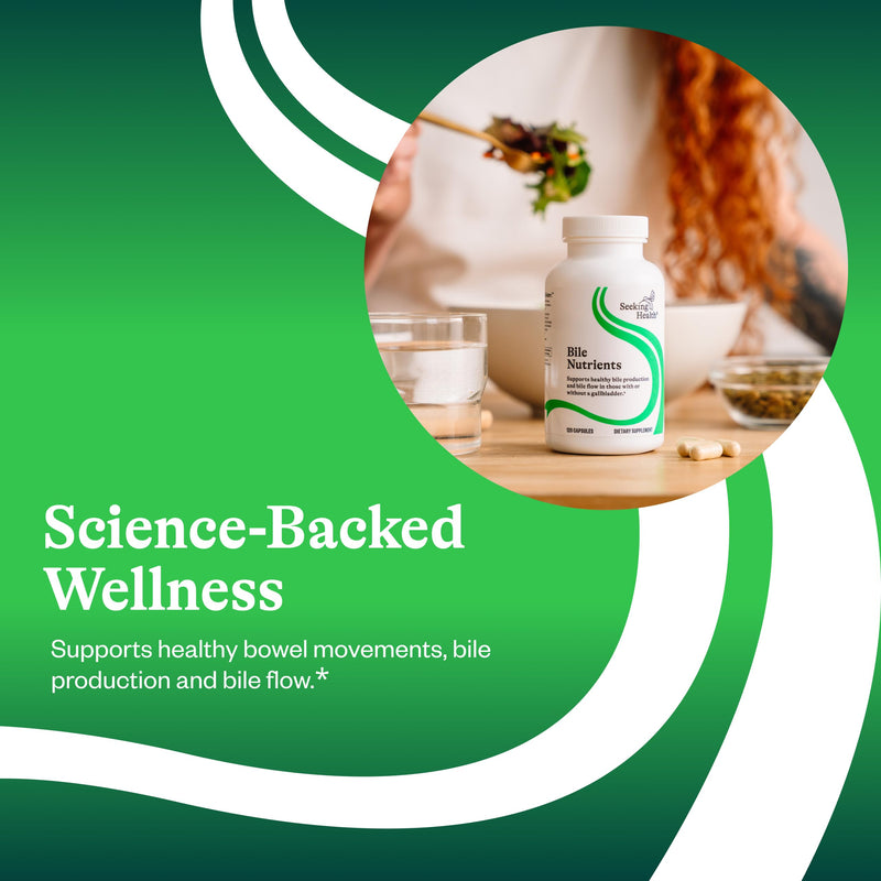 [Australia] - Seeking Health Gallbladder Nutrients, Herbal Digestive Support for Healthy Gallbladder Function and Bile Production, Supports Healthy Fat Digestion and Liver Function (120 capsules)* 