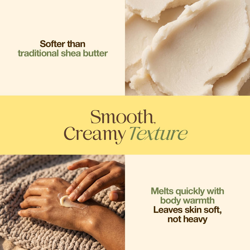100% Pure White Shea Nut Butter 7oz Unrefined & Raw Natural Moisturizer for Skin Hair & Lips, African Shea Butter Rich in Vitamins & Antioxidants No Added Color or Fragrance 7 Fl Oz (Pack of 1)