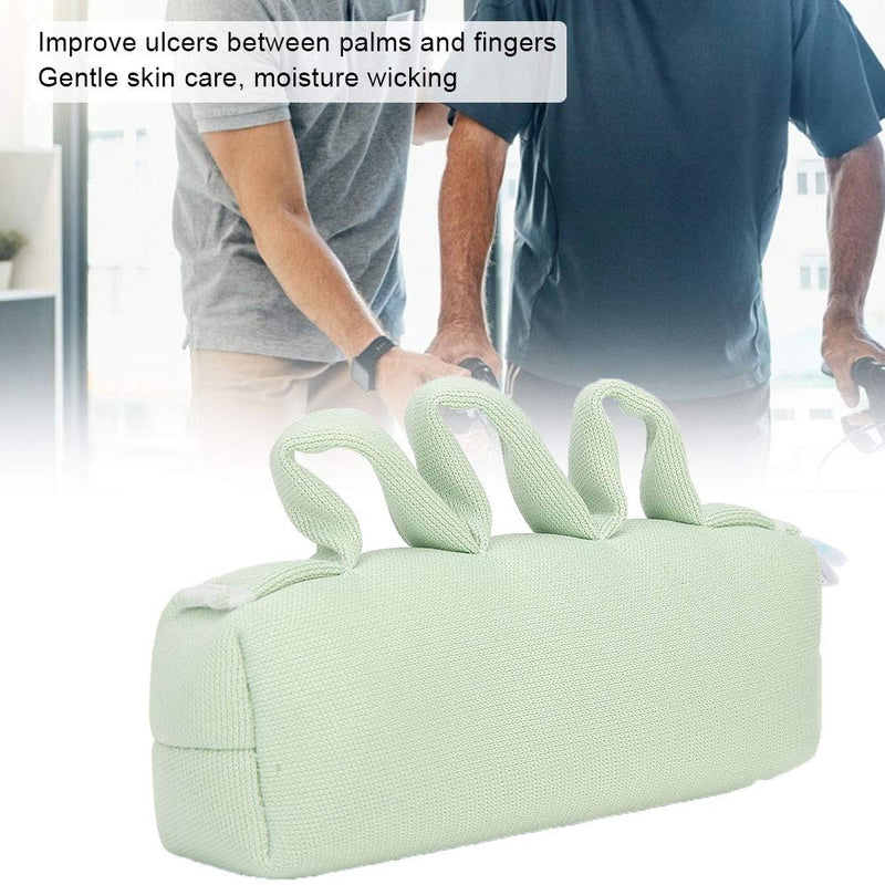 Dioche Finger Contracture Cushion, Cone with Finger Separator, Hand & Finger Aid for Contracture & Skin Breakdown, Comfortable & Finger Separation,(green)