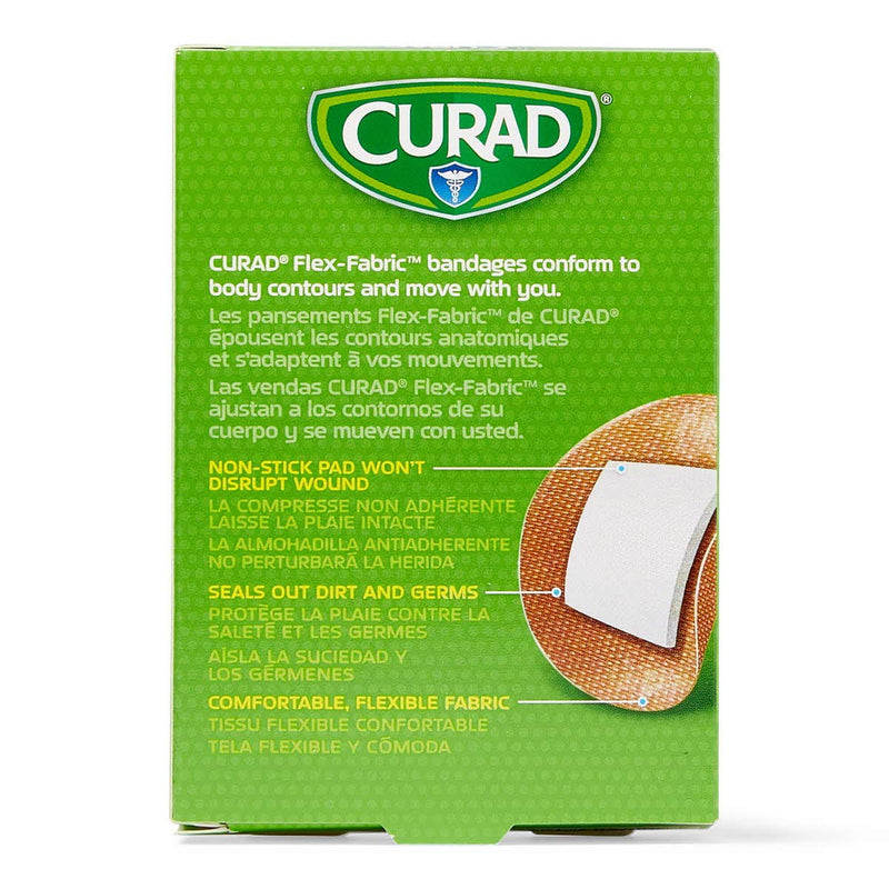 [Australia] - Curad Flex Fabric Spot Adhesive Bandages, Bandage Diameter is 7/8" (Box of 100) 7/8" 