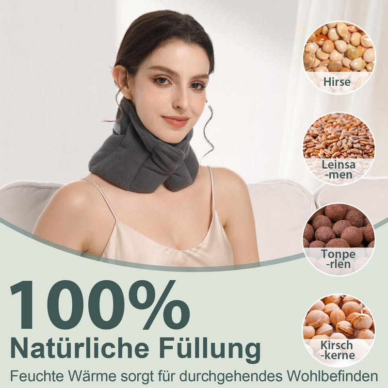 [Australia] - AROMA SEASON grain pillow neck for microwave - heat pillow neck - heat pad for heat therapy 