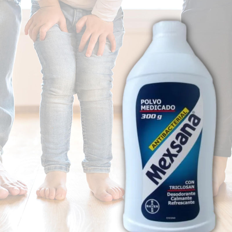 [Australia] - Polvo Mexsana para pies por 300g, Ayuda a Refrescar y Absorber Sudor -Mexsana Foot Powder - Traditional Relief for Feet, 10.58 oz, Sweat Absorption - Despensa Colombiana 