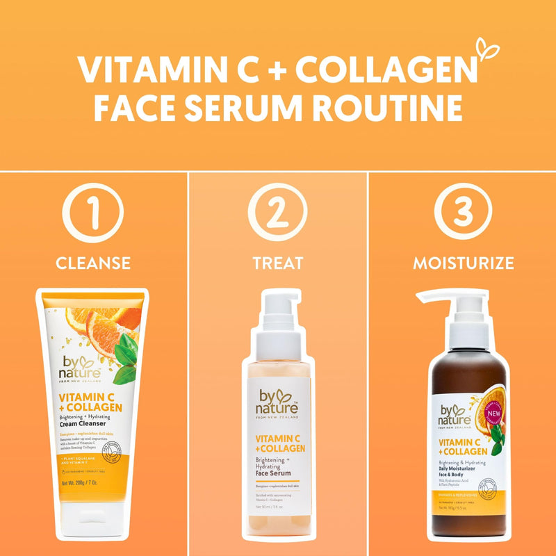 By Nature Vitamin C + Collagen Face Serum - 3 fl. oz