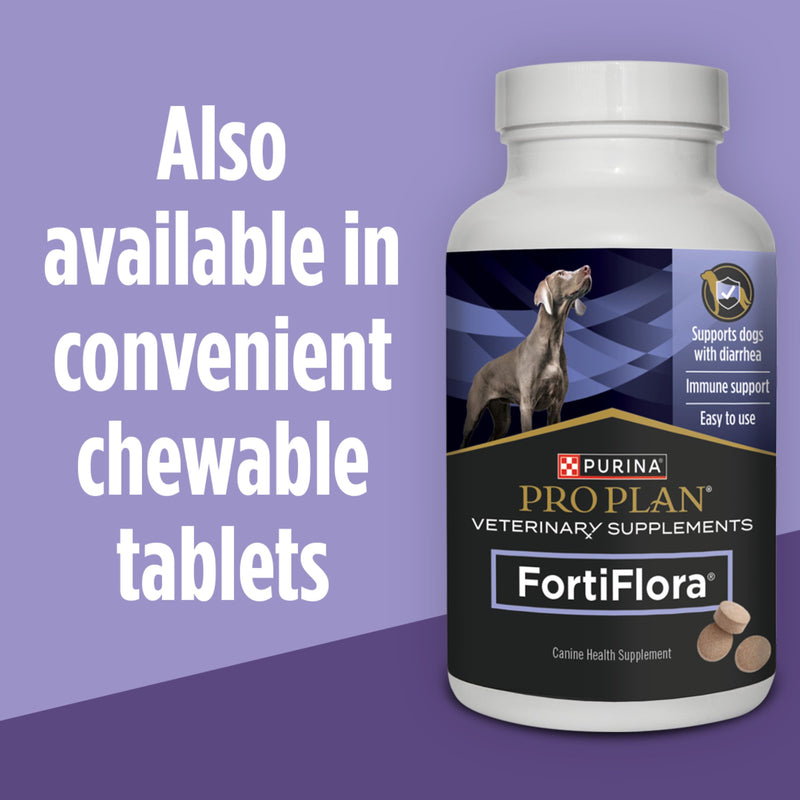Purina Pro Plan Veterinary Supplements FortiFlora Probiotic Powder for Dogs, Daily Support for Digestive and Immune Health and Occasional Diarrhea 1.06 ounces (1 Box)