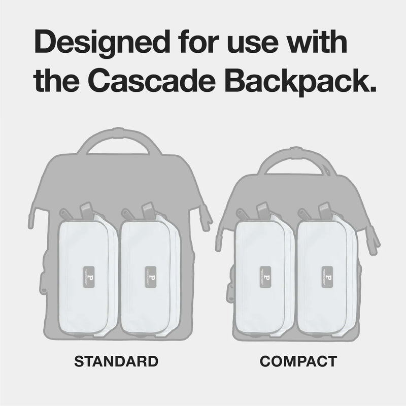 Cascade Dopp Kit, 5L, Blush | Weatherproof Dopp Kit Travel Organizer Bag, Wireframe Top For Easy Access, Interior Organization Pockets