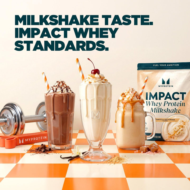 Myprotein Impact Whey Protein Milkshake - Vanilla Ice Cream | 15 Servings | Creamy Dessert-Style Gym Shake | 20g+ Protein Per Serving | Rich, Smooth & Indulgent Taste | Low Fat & Easy Mixing