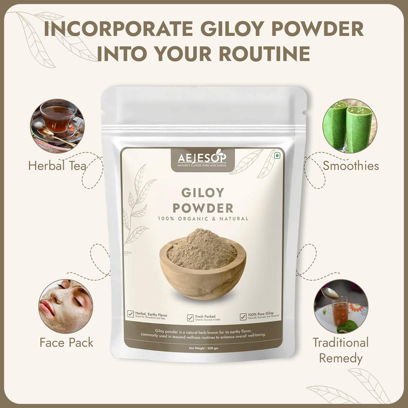[Australia] - Giloy Powder, Guduchi Stem Powder, 7 oz (200g) 