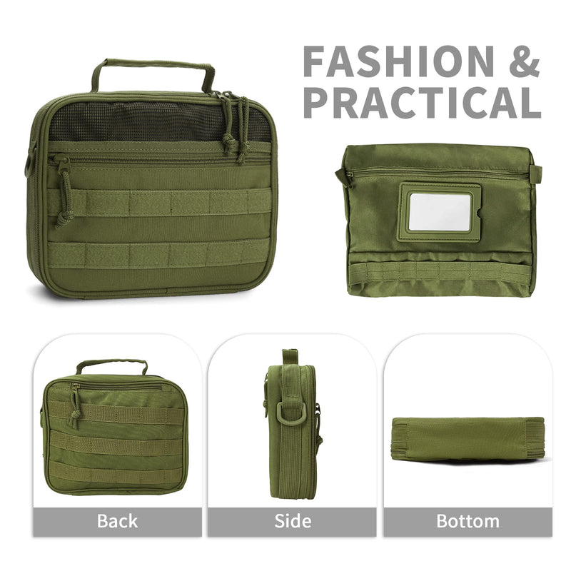 SMONT mens travel bag toiletry shaving kit bag for men travel