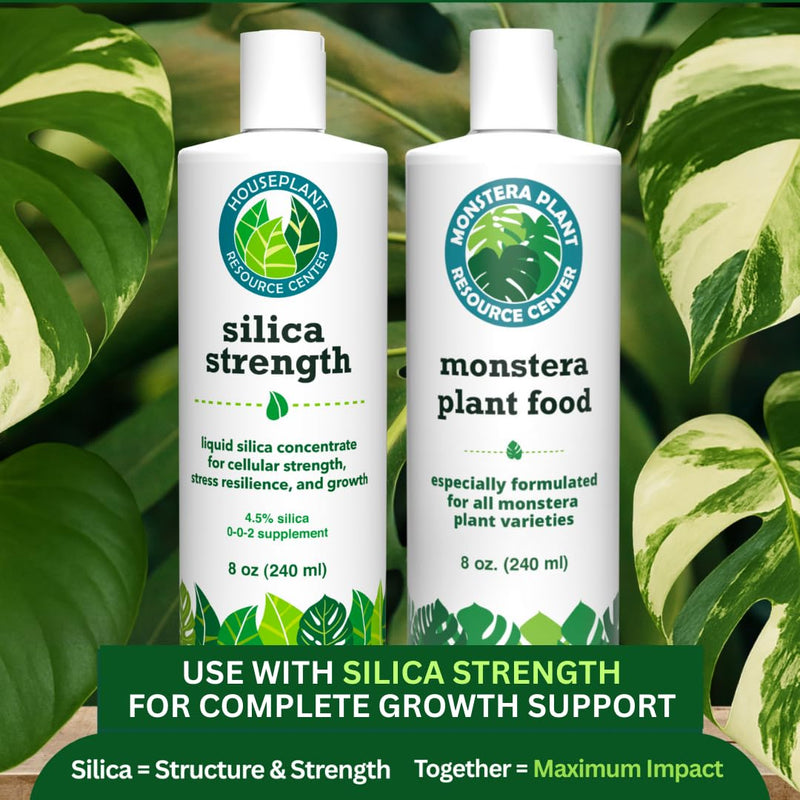 [Australia] - Silica Strength Plant Supplement ‚Äì Strengthens Stems, Supports Upright Leaves & Improves Stress Resilience | Ready-to-Use 4.5% Liquid Concentrate for Houseplants | 8 oz | Makes 96 Gallons 