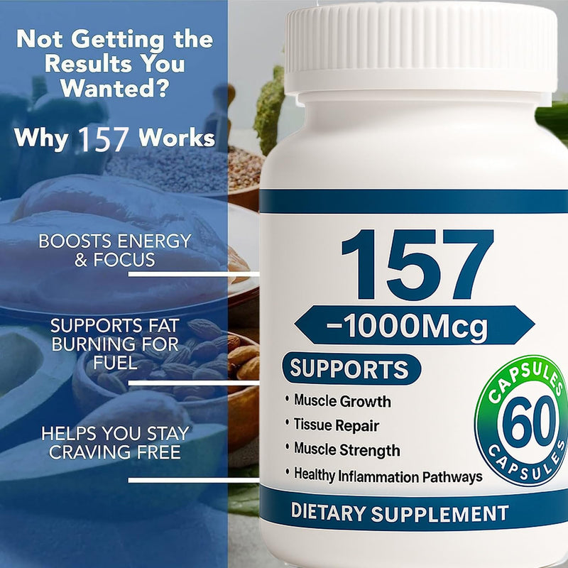 [Australia] - 157Capsules, 2 Bottles Non-GMO, Gluten Free, 1000mg 