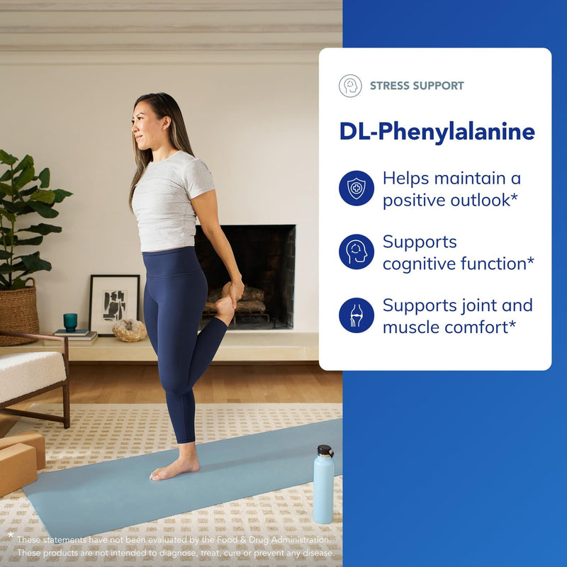 Pure Encapsulations DL-Phenylalanine, 180 Capsules | Amino Acid Supplement for Memory and Focus, Joints, Muscles, and Cognitive Support* 180 Count (Pack of 1)