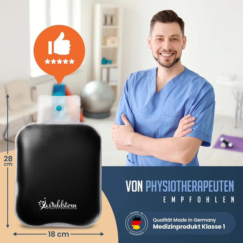 [Australia] - Waldstern® Moor Cushion - intensive deep heat - Moor hot water bottle, heat cushion for microwave for relaxation, transparent 