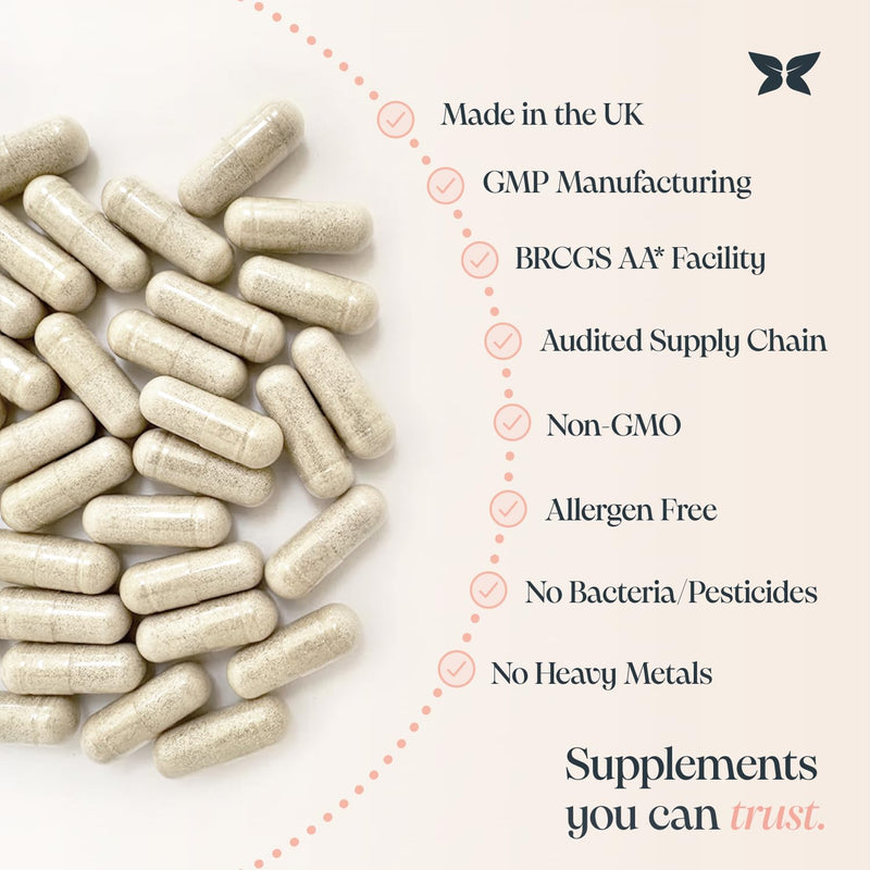 Nurture Pregnancy Multivitamin - Essential Prenatal Vitamins & Minerals with Vitamin D & Gentle Iron - Clinically Proven Ingredients - Professor Formulated Supplement - 4 Weeks Supply Pregnancy Vitamin (3rd Trimester)