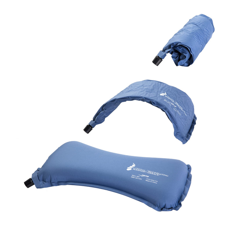 [Australia] - OPTP The Original McKenzie Self-Inflating AirBack Lumbar Support Low Back Support Pillow and Compact Travel Pillow - The Inflatable Lumbar Pillow Preferred by Physical Therapists Standard Packaging 