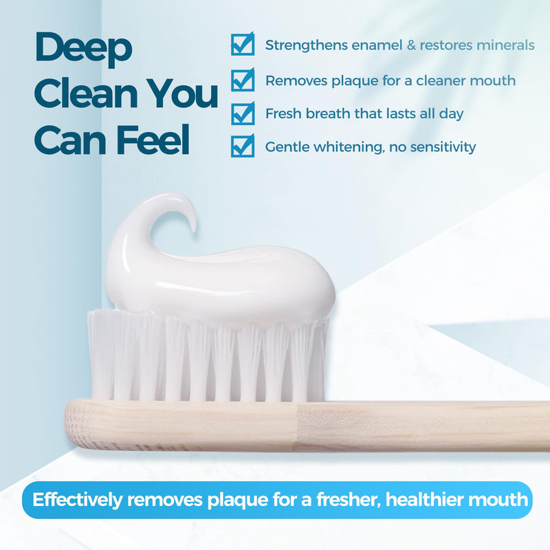 Hydroxyapatite Toothpaste 2-Pack, ICY Melon Mint Flavor, Enamel Protection Formula, Tooth Strengthening, Fresh Breath, Daily Use for Oral Health 4.23 Ounce (Pack of 2)