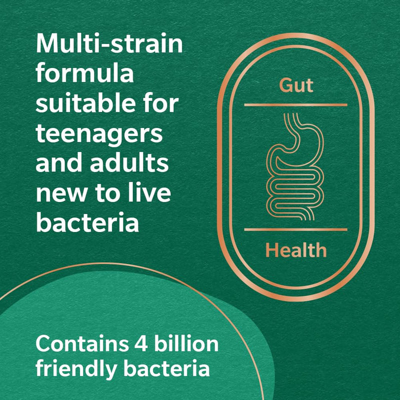 Nature’s Best ProBiome for Teens - 4 Billion Friendly Bacteria - Delayed Release Capsules - 30 Capsules (1 Month Supply)