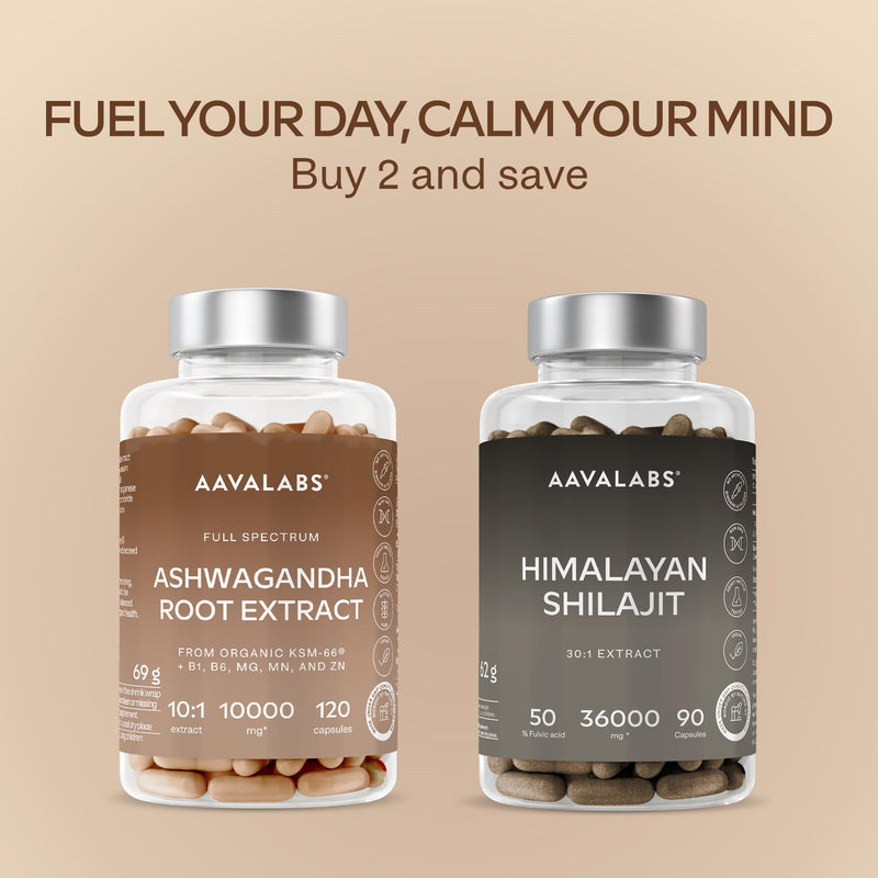 Ashwagandha KSM 66 -1000mg (Highly Concentrated 10:1 Extract Ratio Equivalent to 10,000mg per Serving)of which 5% Withanolides-with Vitamin B6, B1, Zinc, Magnesium & Manganese-120 Ashwagandha Capsules