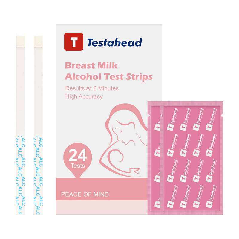 [Australia] - Breast Milk Test Strips, Quick & Accurate Test Strips for Breastmilk at Home, Results in 2 Minutes, 24 Pack 