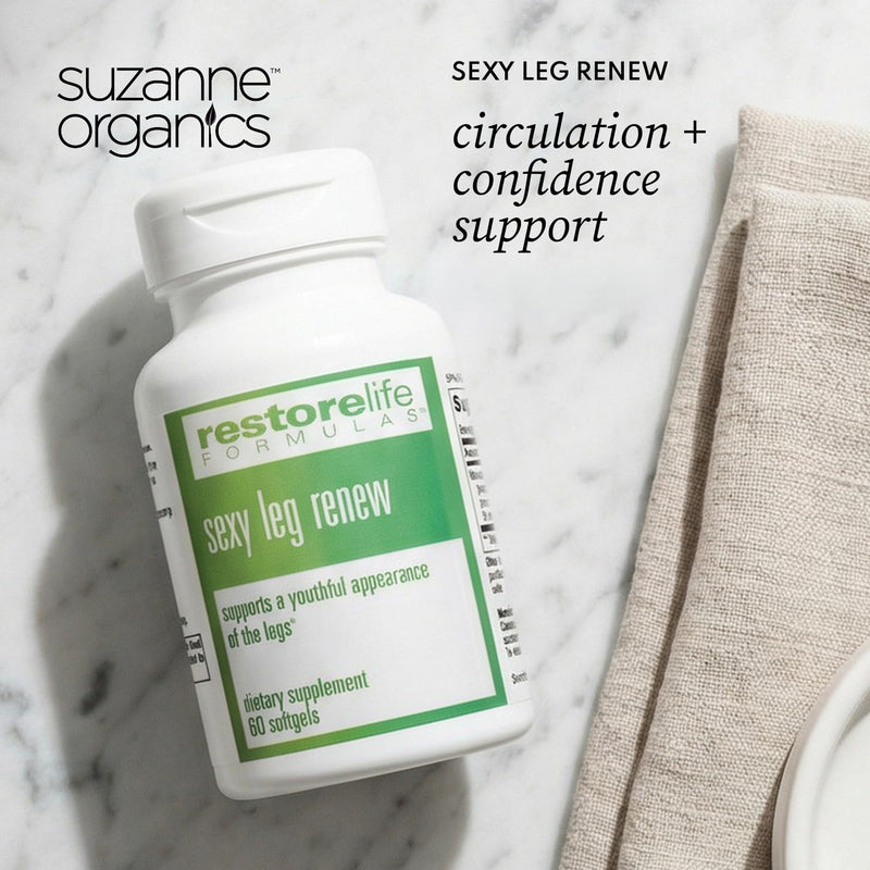 SUZANNE Somers RestoreLife Formulas Sexy Leg Renew, 30 Tablets | Supports Healthy Leg Circulation, Reduces Appearance of Veins