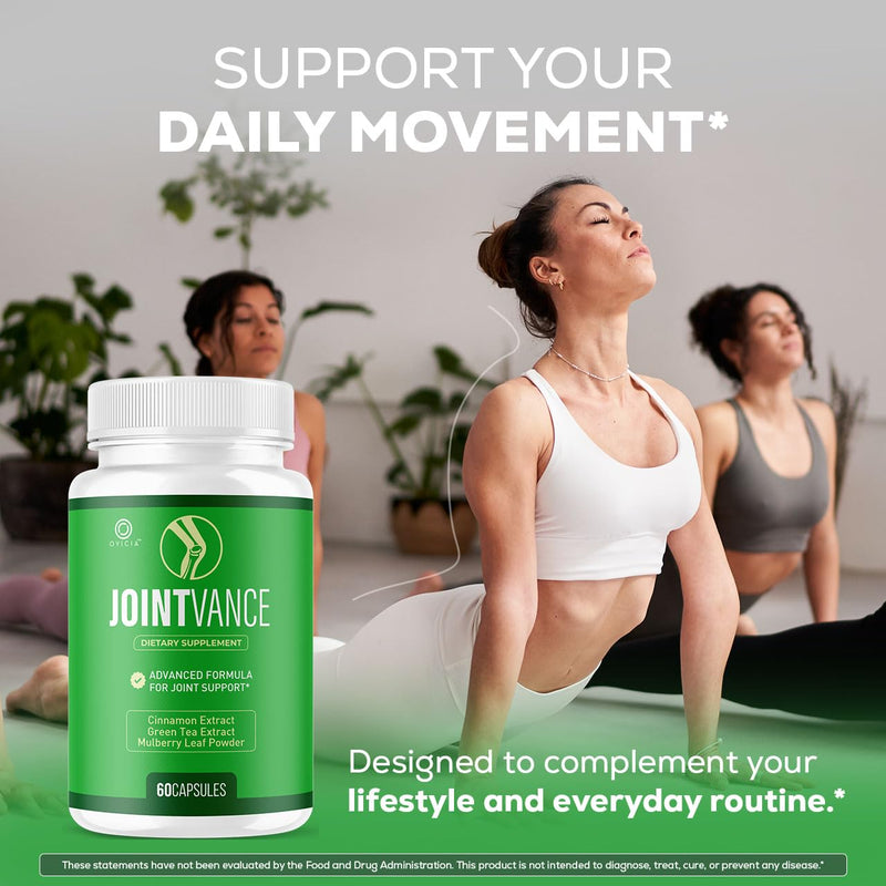 (5 Pack) JointVance Capsules - Advanced Formula Joint Vance Joint Support Pills Daily All Natural Maximum Strength, Premium Vitamins for Overall Health & Wellness Reviews, 300 Capsules for 5 Months 60 Count (Pack of 5)