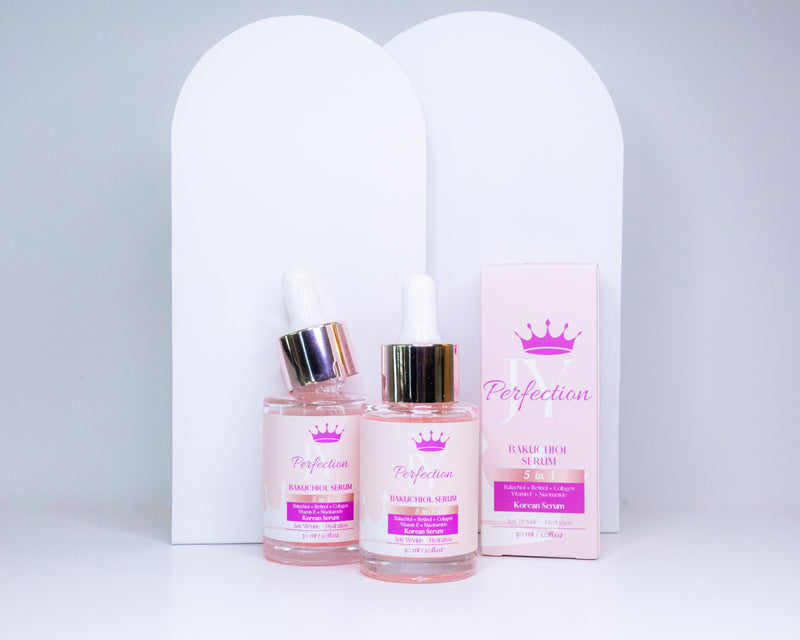 Face Serum,Anti-Aging Serum, Reduces Fine Line and Wrinkles, Hydrates Skin, Bakuchiol, Retinol, Collagen, Vitamin E, Niacinamide, For All Skin Types,100% Natural Vegan 30mL / 1 oz