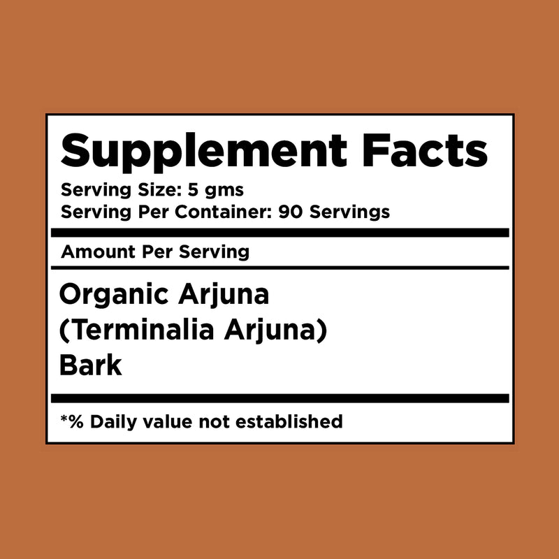[Australia] - Arjuna Powder – Terminalia Arjuna – Non GMO, Organic, Vegan – 454 Gms 