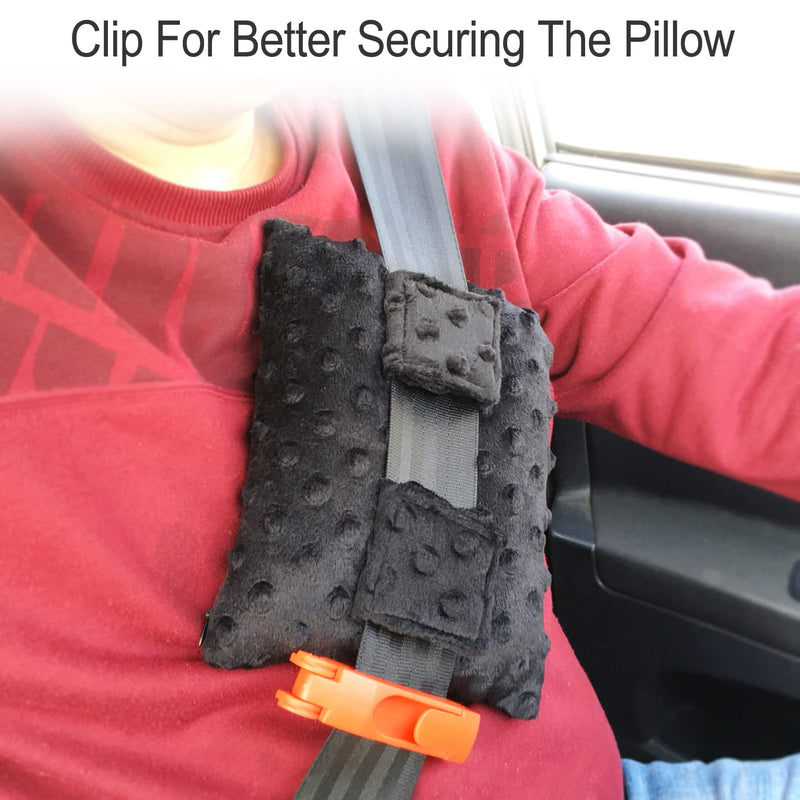 [Australia] - Little Port Pillow Heart Surgery Pillows for Chemo Port After Open Heart Surgery Recovery Gifts Bypass Pacemaker Must Haves Protector Cushion Minky Dot Black 