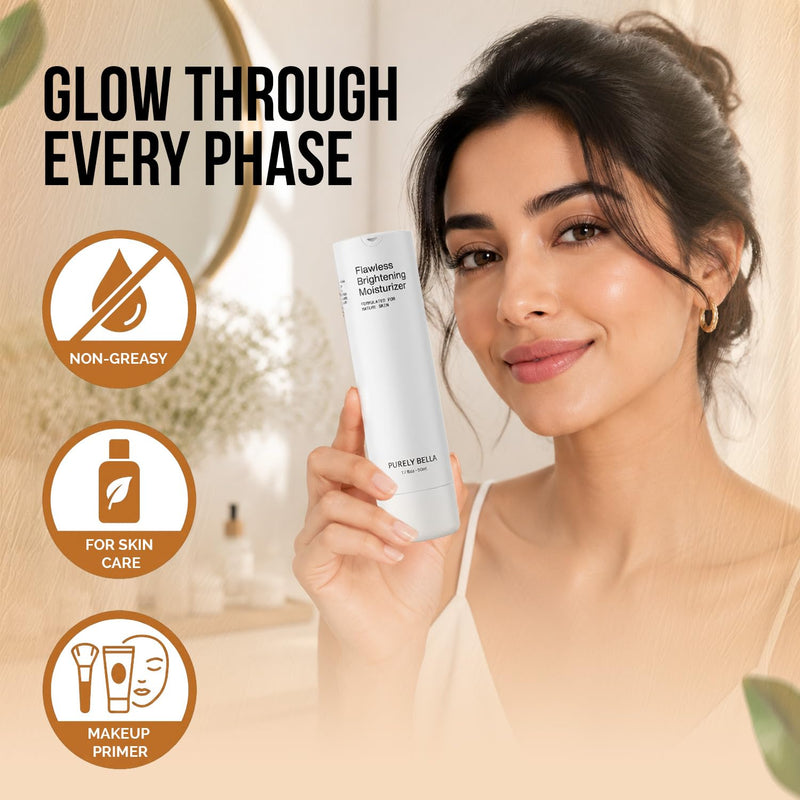 Flawless Niacinamide Brightening Moisturizer, Dark Spot Cream | Multi-active dark spot corrector with tranexamic acid, alpha arbutin & vitamin C. Fades hyperpigmentation on mature skin.