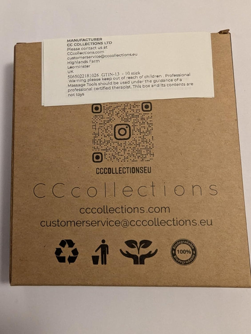 CCcollections Wood Therapy Massage Tools, Reflexology Wooden Stick Tool, Traditional Equipment for Relieving Muscle Pain Body Lymphatic Drainage Massager - (Set C) Set C