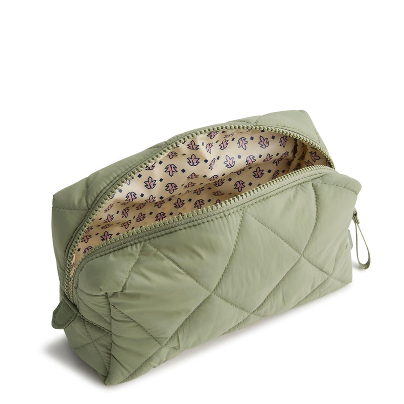 Vera Bradley Medium Cosmetic Bag, Deep Lichen Green