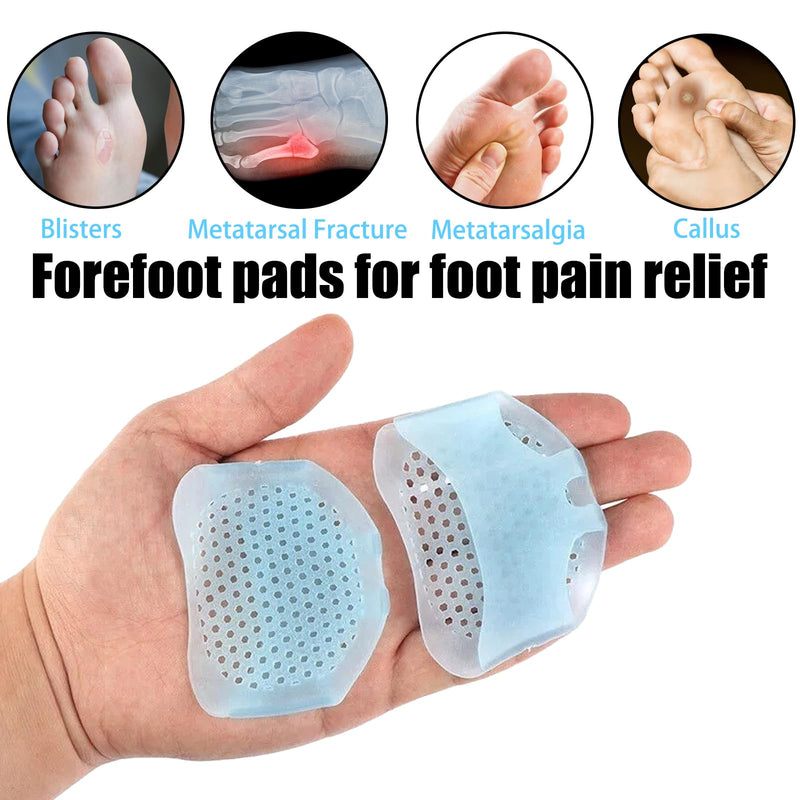 [Australia] - Metatarsal Foot Pads 5 Pairs Relieve Pain from Metatarsalgia Neuroma Atrophy 