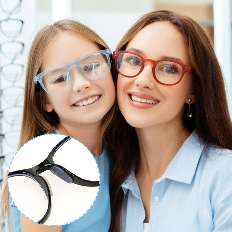 [Australia] - Qianyu 24 Pairs of Non-Slip Glasses Pads Self-Adhesive Glasses Nose Pads Soft Silicone Glasses Pads Nose Thin Glasses Nose Pad for Full Format Sunglasses Glasses Accessories Summer Men Women Transparent 