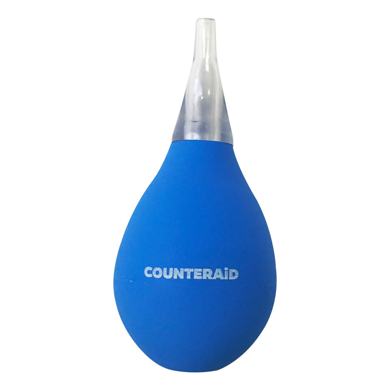 [Australia] - Washable and Reusable, Nasal Aspirator, Ear Wax Syringe, Ulcer Syringe, Bulb Syringe for Babies and Infants, with Tip Which Can Be Taken Apart for Easy Cleaning, 4 Pack - by CounterAid 