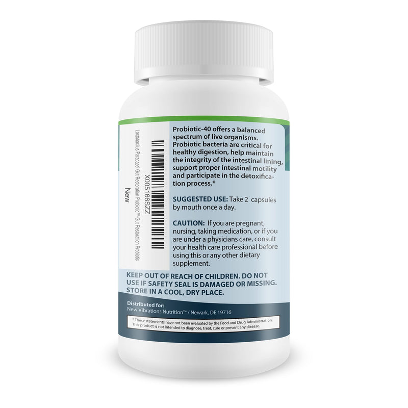 Lactobacillus Paracasei Gut Restoration Probiotic - Our Best Lactobacillus Paracasei Probiotic - Healthy Gut Microbiome Probiotics - Synbiotic Vitamin D Prebiotics and Probiotics for Women and Men