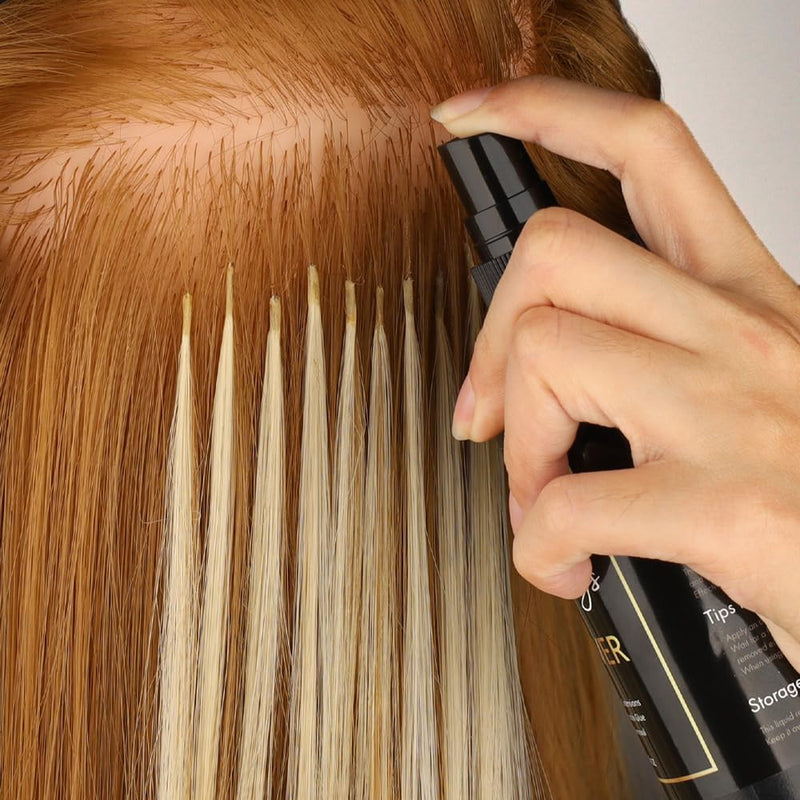 [Australia] - Keratin Extension Tool Kit Hair Extension Pliers K/I/U/V Tip Hair Extensions Bonding Cutter 20g Italian Keratin Glue Beads for Fusion Keratin Bonding Glue Remover for Pre-bonded Extensions Clear 