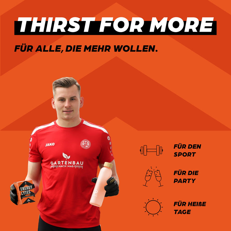 [Australia] - Upsters Energylytes I Electrolyte powder with 160 mg caffeine I Energy drink I Concentration I 30 portions for hydration I Sugar-free and with L-tyrosine I For sports & parties I Orange OG Orange 