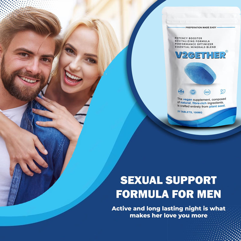 Fast-Acting | 40 Tablets | Male Performance Enhancement | 100% Herbal Supplement with Ginseng & Maca | Energy Boost, Stamina Support & Vitality | Natural Formula | Improve Performance