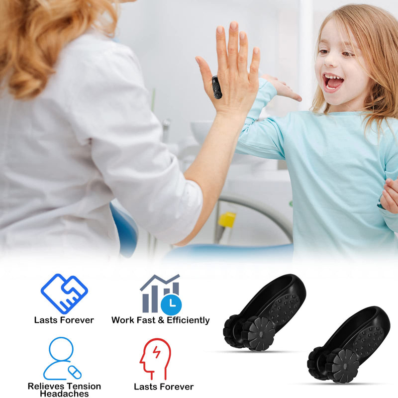 [Australia] - 2Pcs Migraine Pressure Point Clip, Headache Relief Acupressure Hand Clip, LI4 Acupressure Point Clips Relief Tension Anxiety Device, Stress Alleviation, Acuplus Relief 