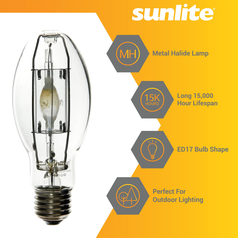 [Australia] - Sunlite M102/O Protected Metal Halide Lamp 150W Clear 150 Watts 