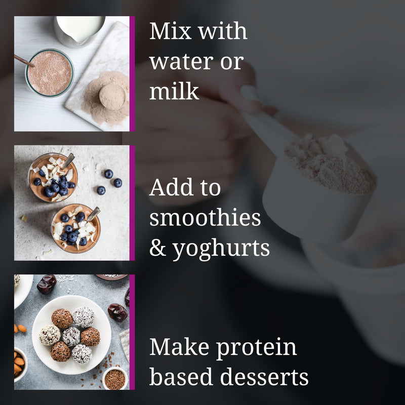 Protein Powder for Women, Collagen-Based Blend for Strength and Beauty with Creatine, Calcium, Magnesium and Biotin | 18g Protein Per Scoop, 400g Pouch (20 Scoops), Soy-Free & Sugar-Free