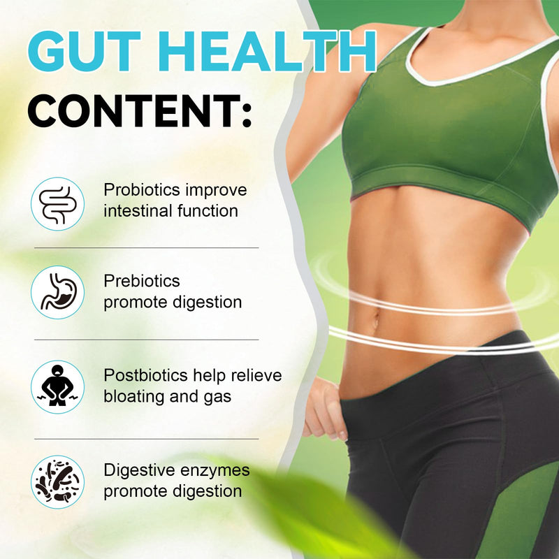 [Australia] - 4-in-1 Gut Health Supplement with Probiotics, Prebiotics, Postbiotics & Digestive Enzymes for Women & Men, 60 Billion CFU Probiotics for Gut and Digestion, Strong Immunity, Skin (120 Capsules) 120 Count (Pack of 1) 